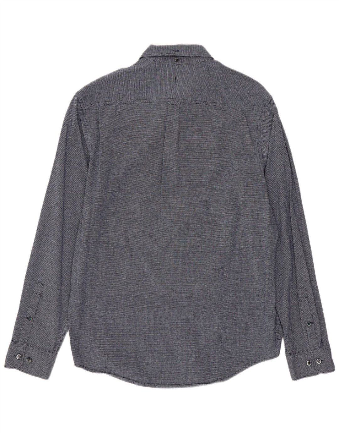 Мужская рубашка узкого кроя Penguin Heritage среднего размера, темно-синяя, из искусственного шелка с геометрическим рисунком