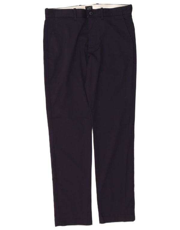 Мужские узкие брюки-чиносы J. CREW W31 L32, темно-синие, хлопок