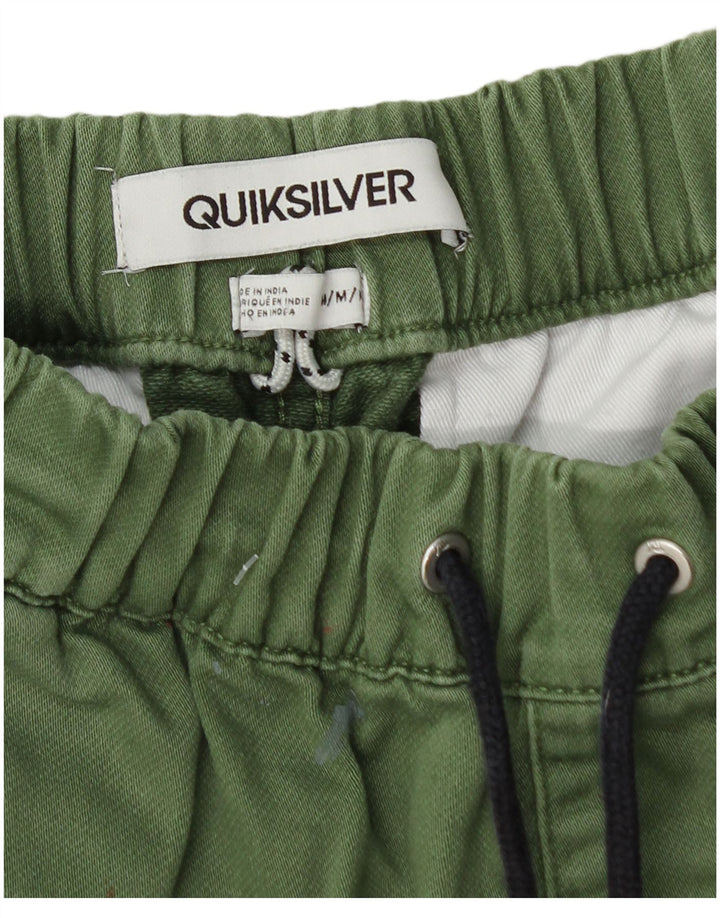 Мужские прямые брюки чинос Quiksilver Medium W30 L30, зеленый полиэстер