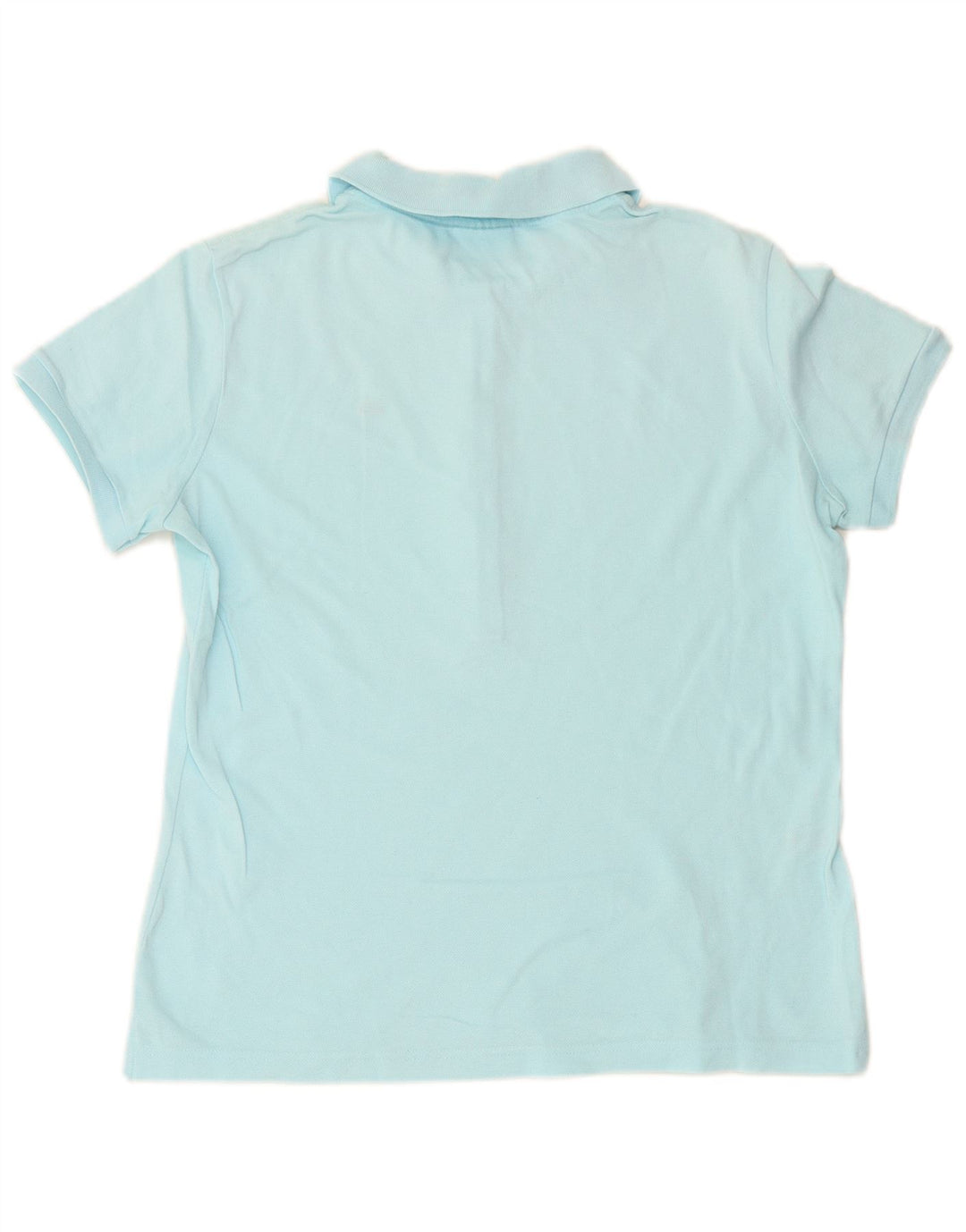 LACOSTE Женская рубашка-поло, размер 48 XL, синяя, хлопок