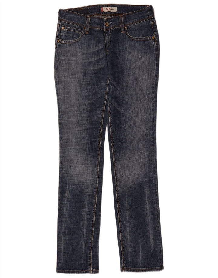 Женские узкие джинсы Levi's 571 W29 L34 синие, хлопок