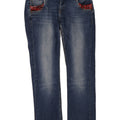 Женские прямые джинсы DESIGUAL Rainbow W34 L28, синий хлопок