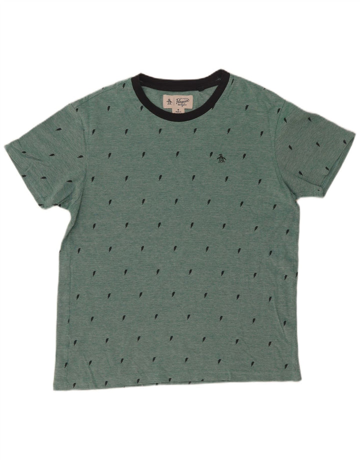 Мужская футболка Penguin Top из хлопка среднего зеленого цвета