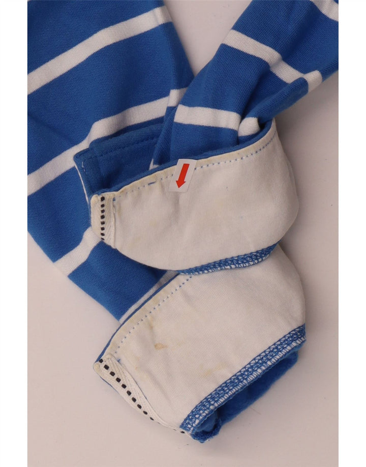 Crew Clothing Женский свитер-свитшот оверсайз, британский размер 8, маленький синий хлопок