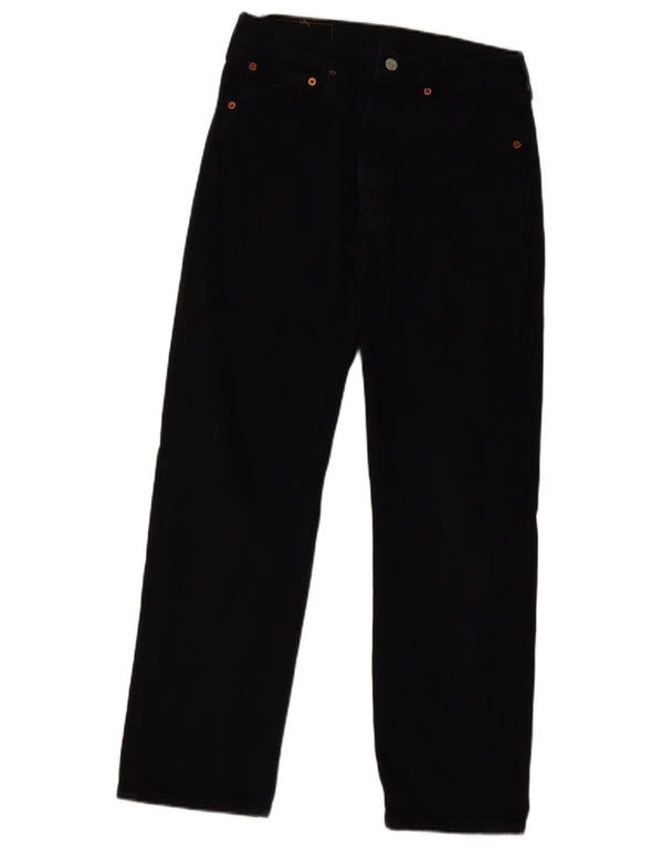 Женские прямые джинсы Levi's 501 W32 L30, черный хлопок