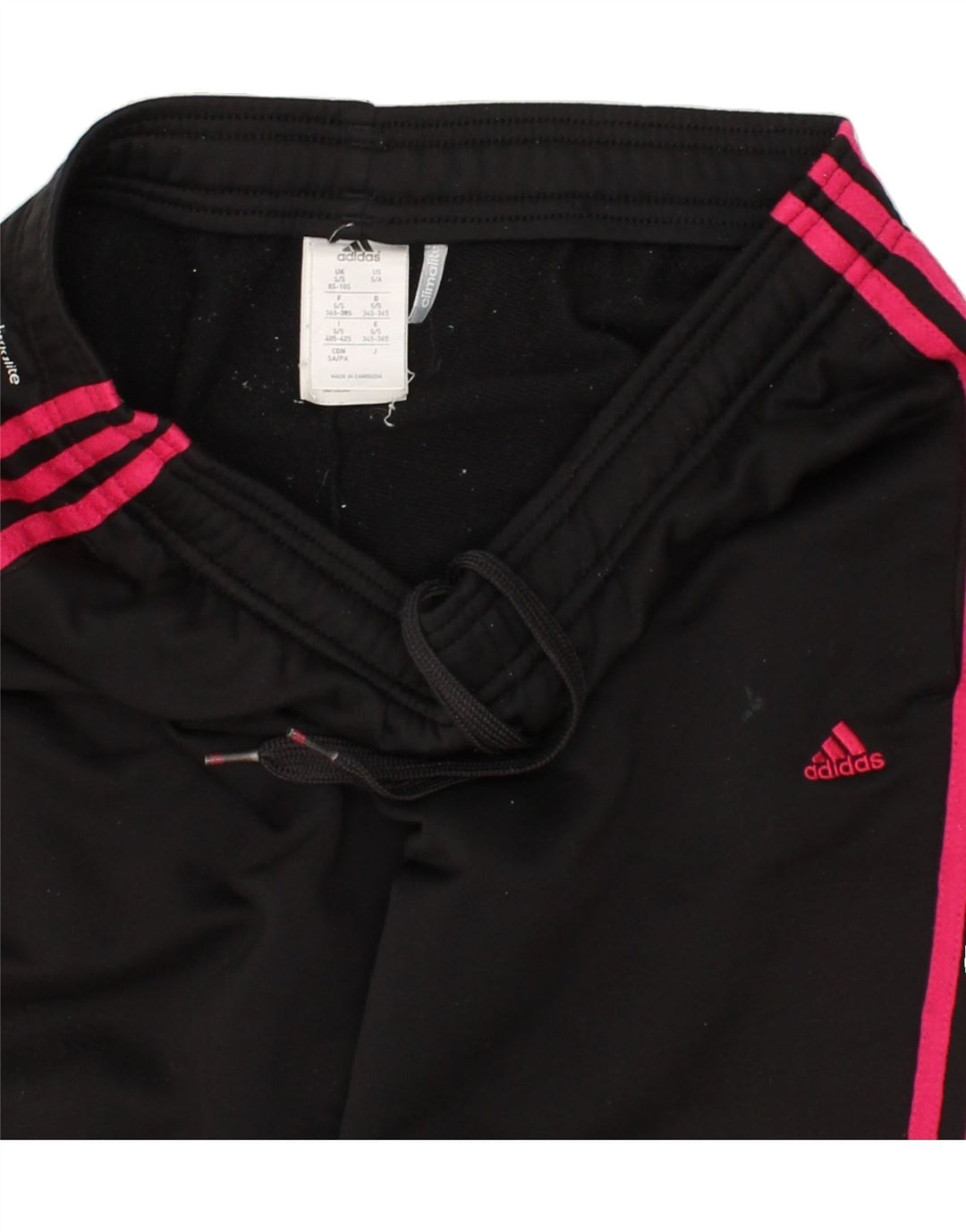 Женские спортивные брюки ADIDAS Climalite UK 8/10, маленький черный полиэстер