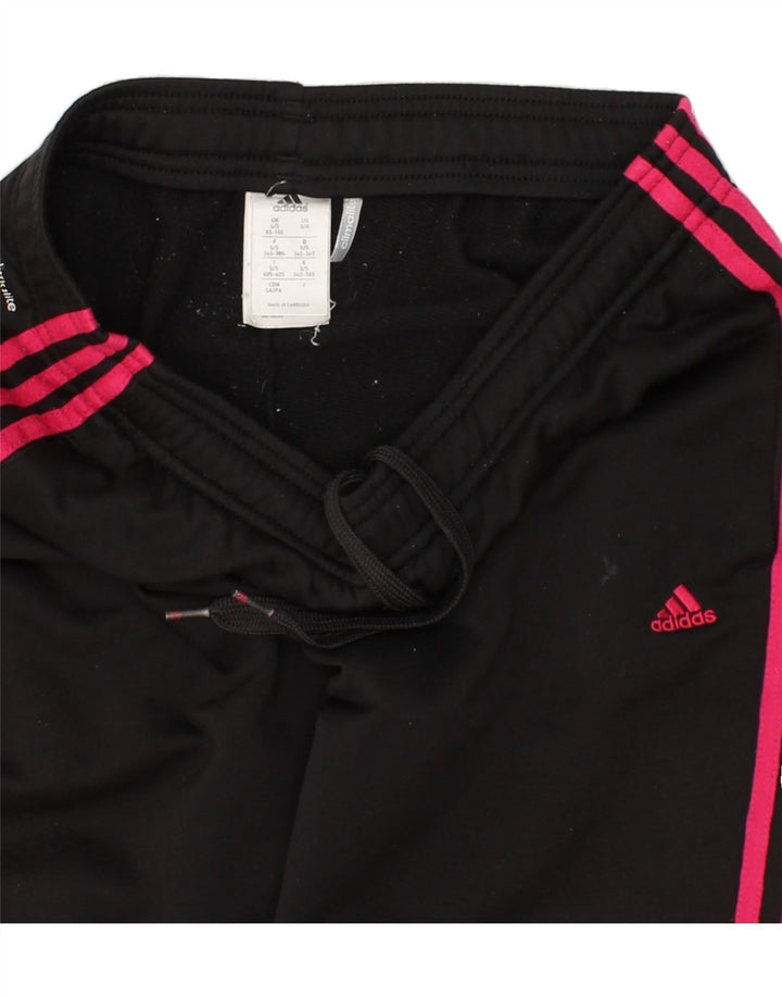 Женские спортивные брюки ADIDAS Climalite UK 8/10, маленький черный полиэстер