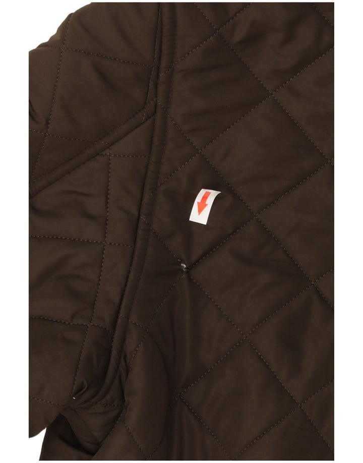 Мужская стеганая куртка Barbour UK 40, большая, коричневая, полиэстер