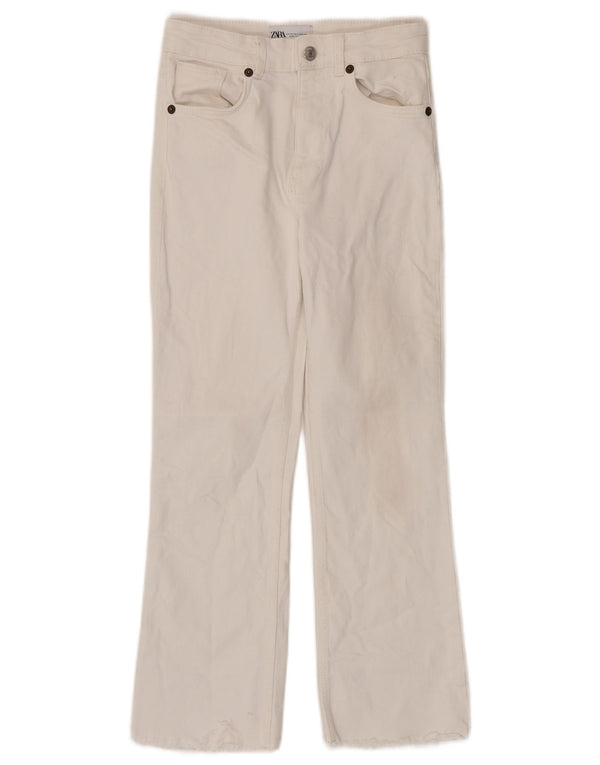 Женские джинсы Bootcut Zara EU 34 2XS W24 L25 белые