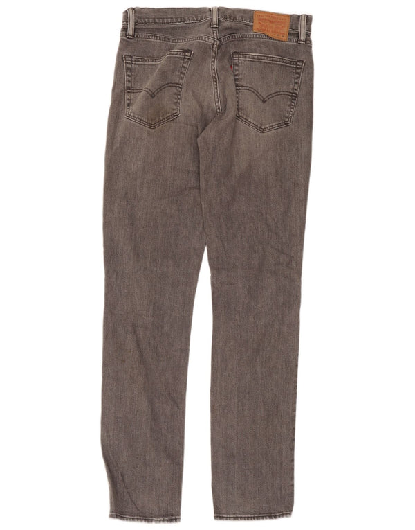 Мужские джинсы Levi's 511 Slim W32 L34 Серые хлопковые