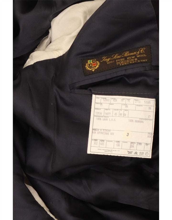 Мужской пиджак Loro Piana на 3 пуговицах IT 48, средний черный, новая шерстяная классика