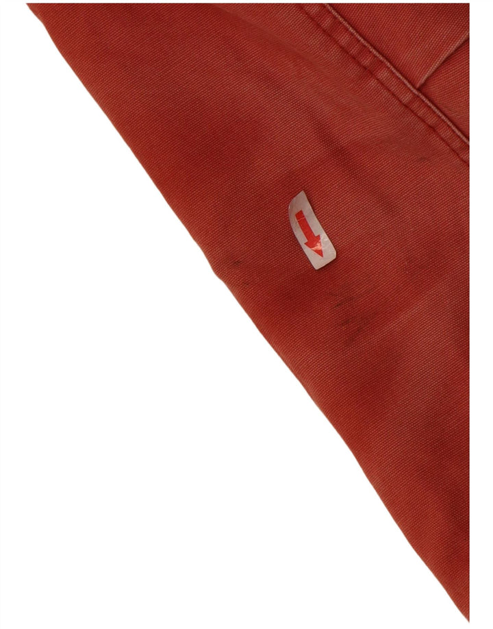 Женский бомбер Quiksilver с капюшоном UK 12, хлопковый средний красный