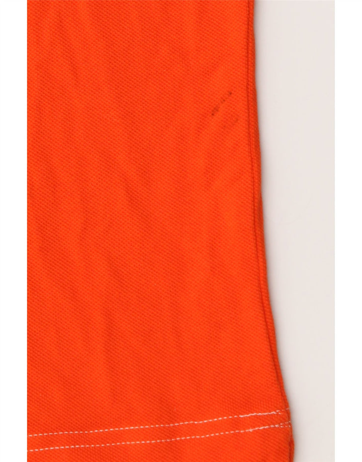 Мужская рубашка-поло Diadora XL оранжевая, хлопок