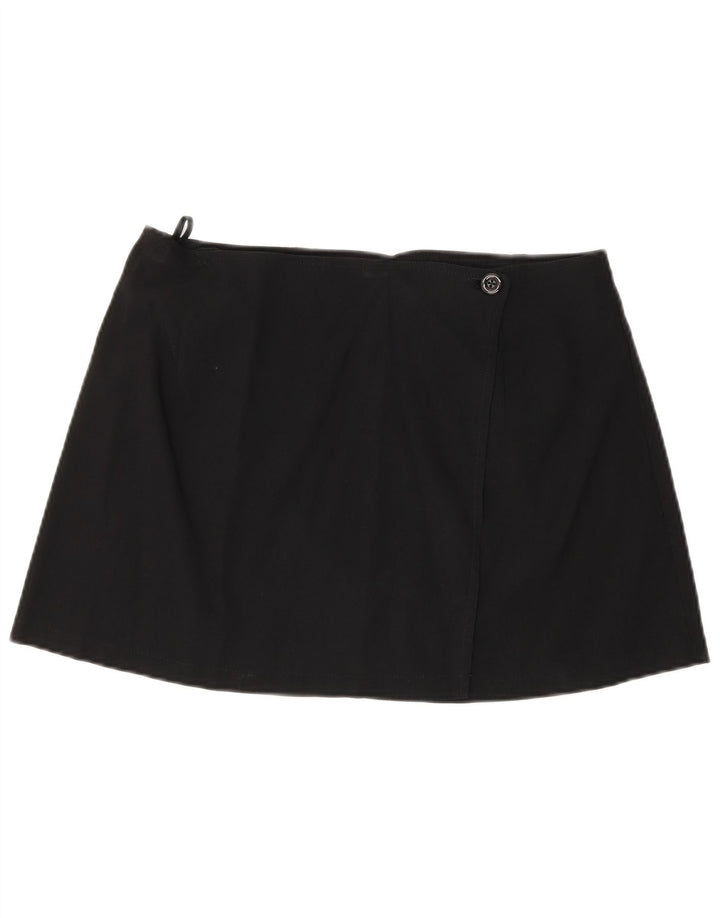 Orsay Женская мини-юбка с запахом IT 42 Medium W30 Черная вискоза