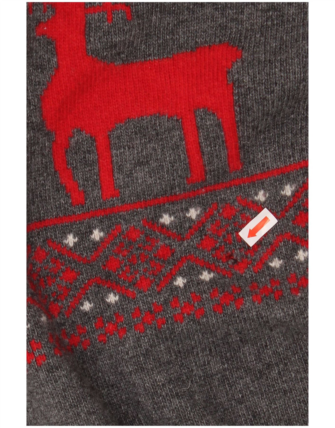 Джемпер BARBOUR для мальчиков с шалевым вырезом, свитер, 15–16 лет, размер 2XL, серый, шерсть Fair Isle