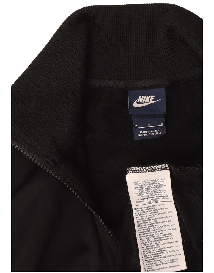 Женский спортивный костюм Nike UK 12, средний черный полиэстер с цветными блоками