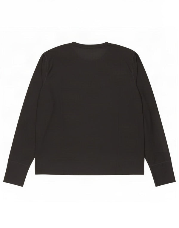 Женский топ Adidas Aeroready с длинным рукавом UK 20/22 XL, черный полиэстер