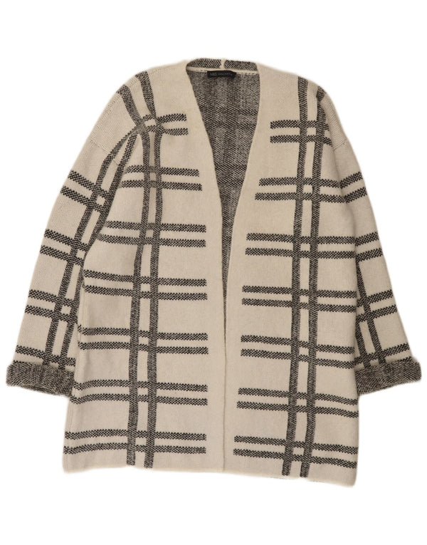 Женский удлиненный кардиган Marks & Spencer UK 16, большая белая клетка