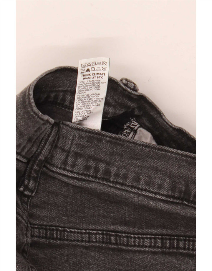 Мужские узкие джинсы Marks & Spencer W32 L31, черный хлопок