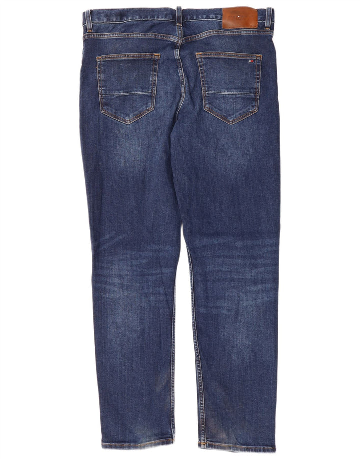 Мужские прямые джинсы Tommy Hilfiger Denton W36 L32 темно-синие, хлопок