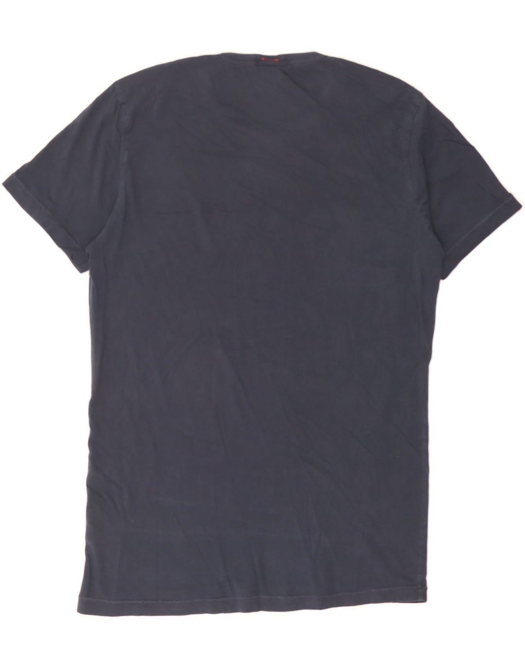 REPLAY Mens Graphic T-Shirt Top Medium Navy Blue Cotton Vintage Replay and Second-Hand Replay from Messina Hembry 