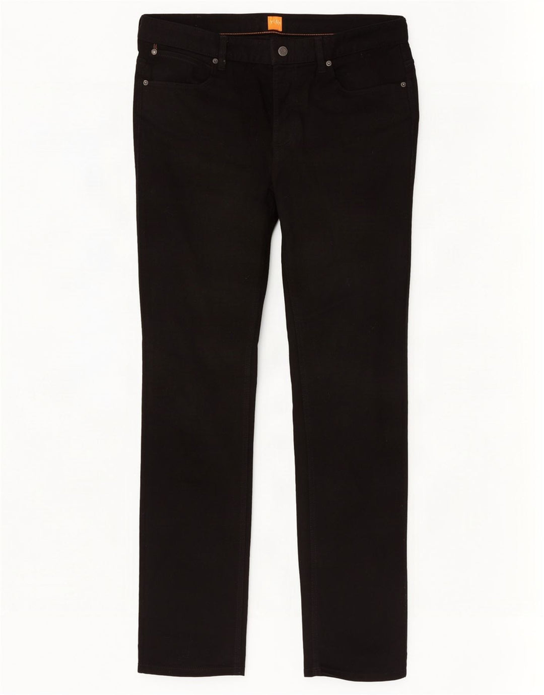 Мужские узкие джинсы Hugo Boss W36 L36, черный хлопок