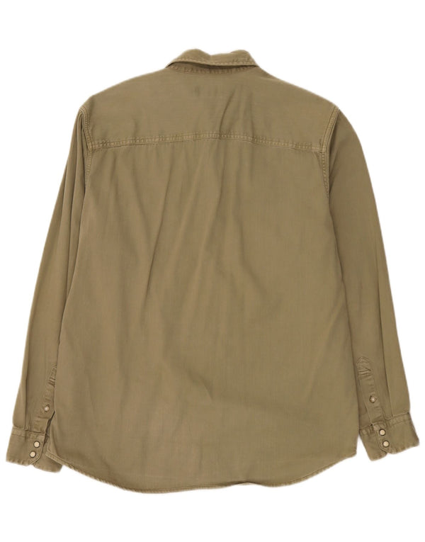 Мужская джинсовая рубашка Jack & Jones XL Хаки