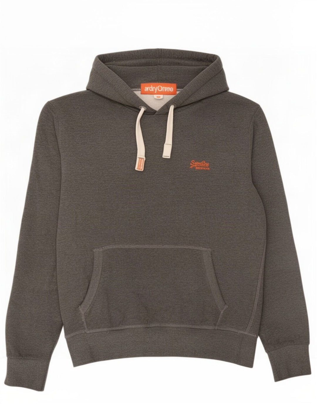 Мужской джемпер с капюшоном Superdry 2XL, серый хлопок