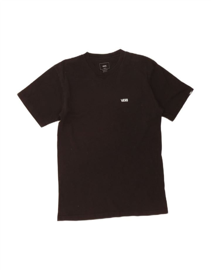 VANS Mens Classic Fit T-Shirt Top Medium Black Cotton