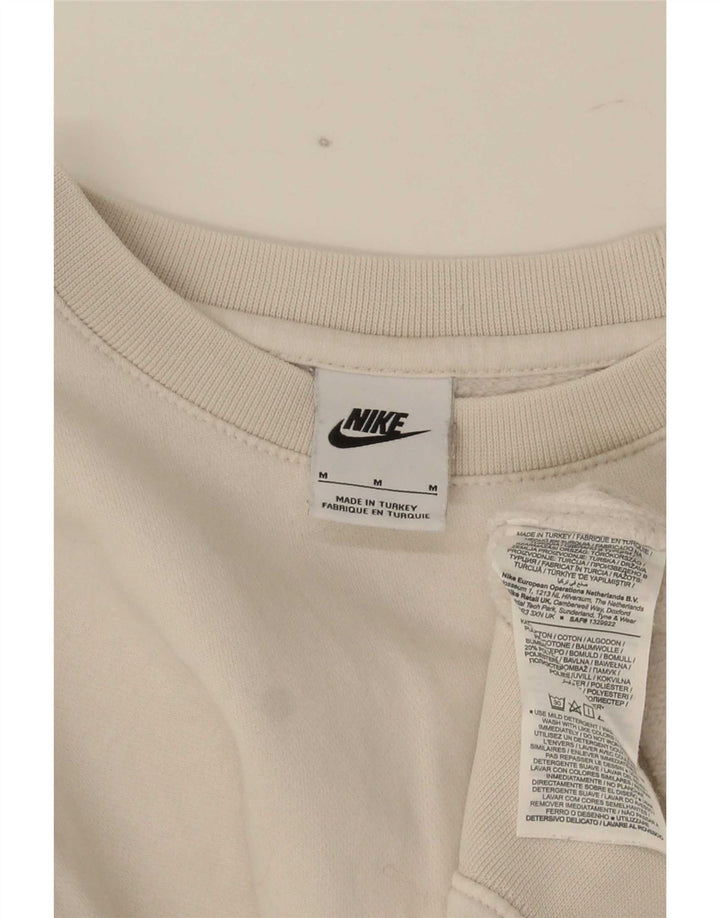 Мужской свитшот с графическим рисунком Nike, средний белый хлопковый джемпер