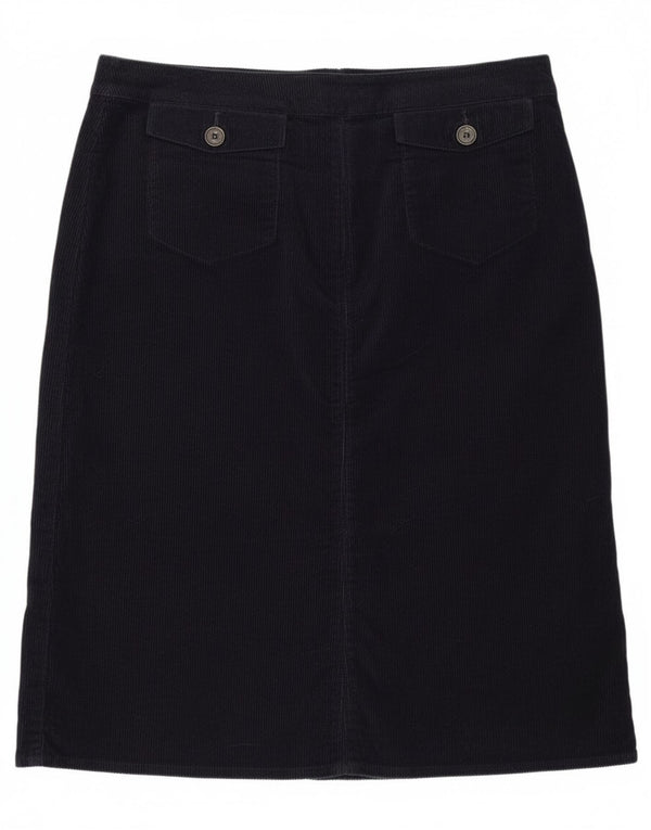 Женская вельветовая юбка Boden UK 18 XL W38 Темно-синяя хлопковая