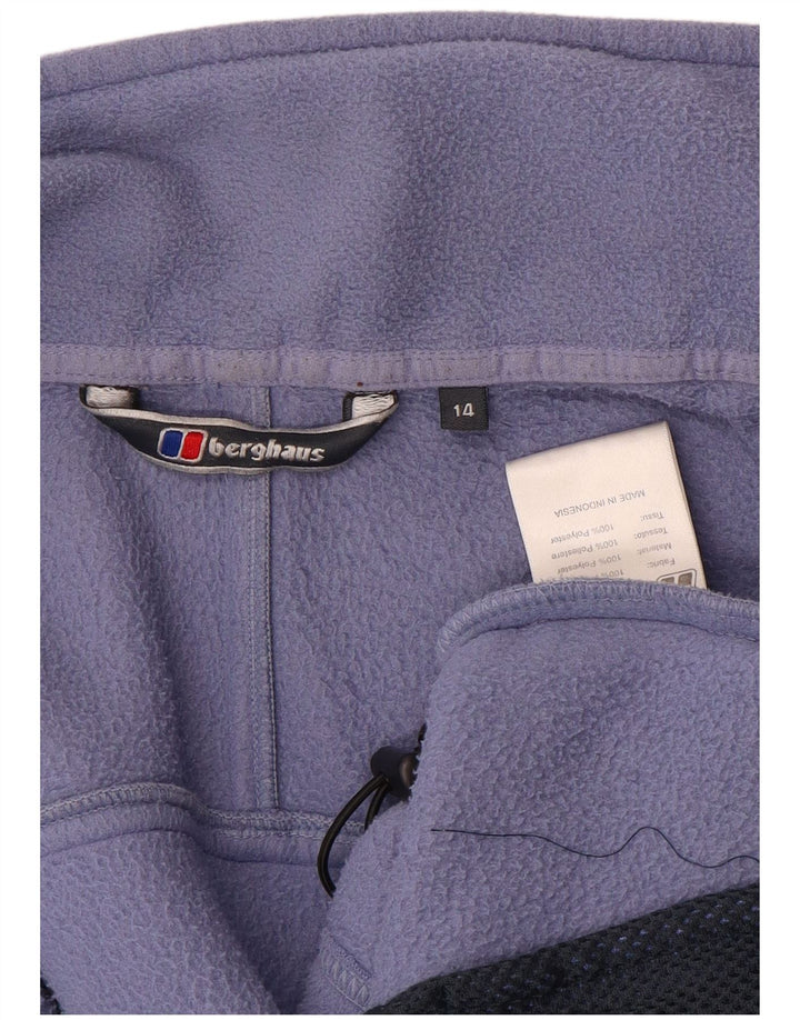 Женская флисовая куртка Berghaus UK 14, большой фиолетовый полиэстер
