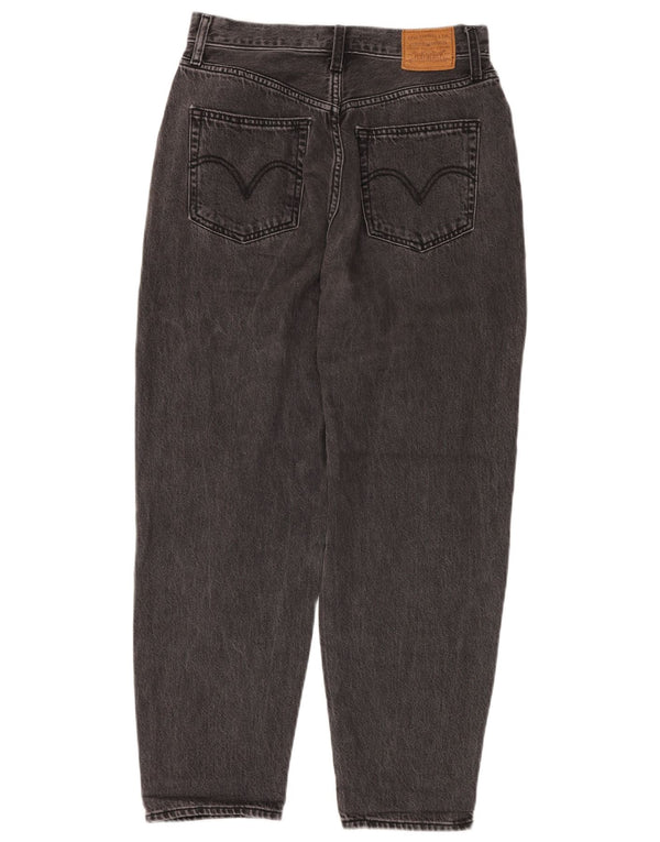 Женские джинсы свободного кроя с высокой талией LEVI'S W29 L27 Серый хлопок