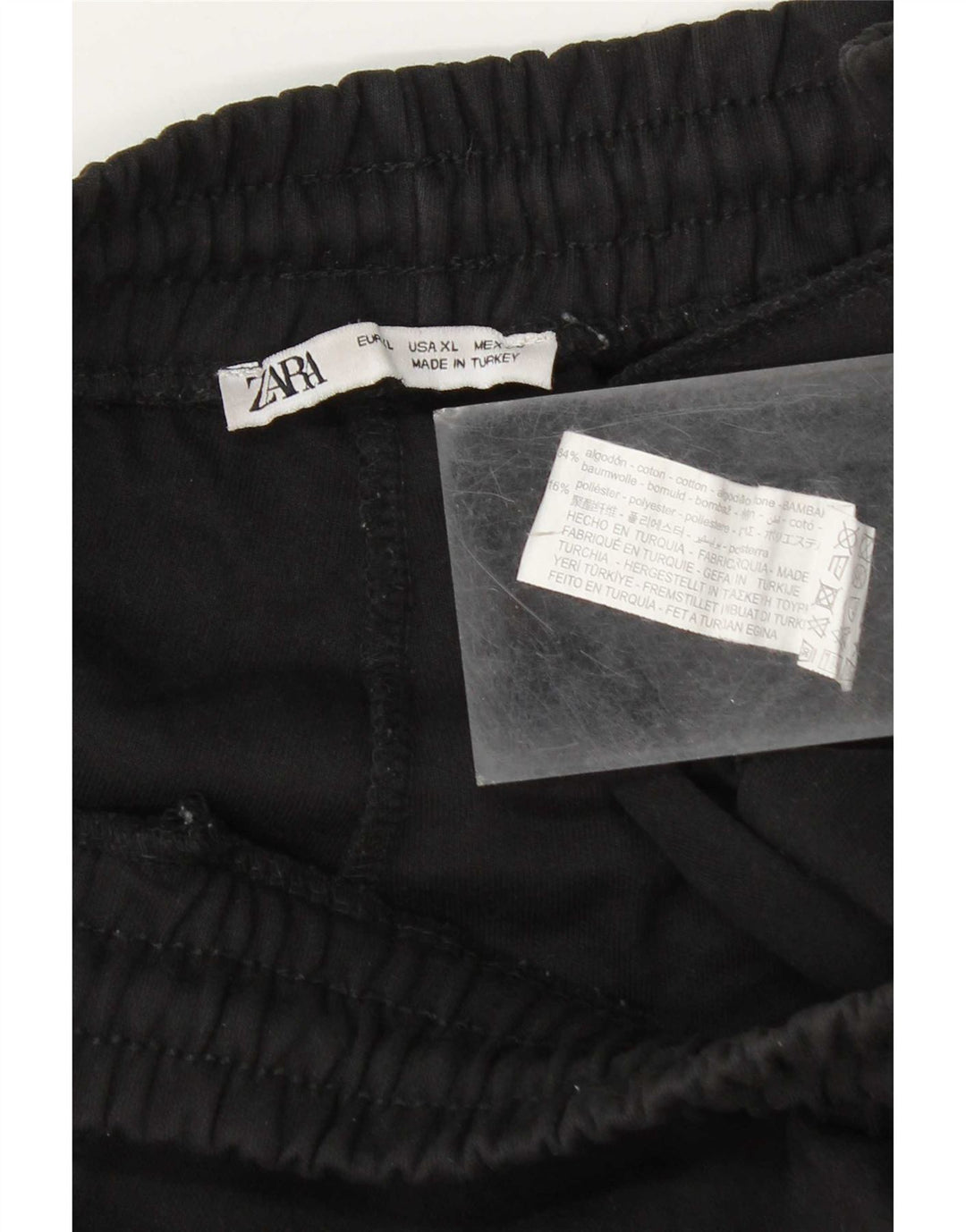 Мужские спортивные шорты Zara XL, черный хлопок