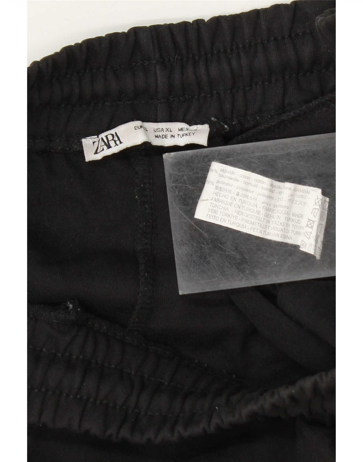 Мужские спортивные шорты Zara XL, черный хлопок