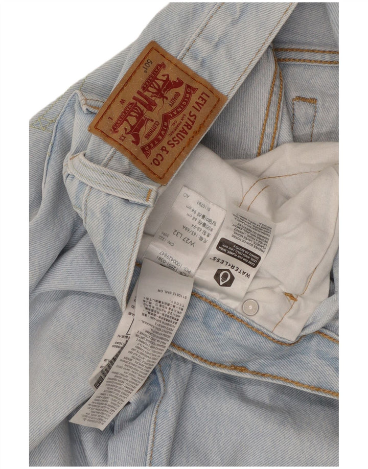 Мужские прямые джинсы Levi's 501 W27 L32 синие, хлопок