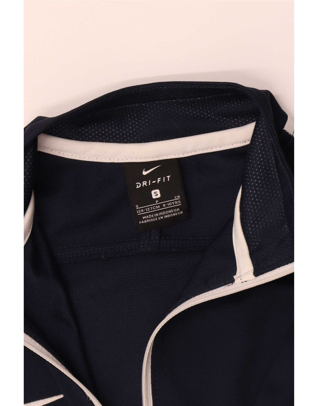 Спортивный костюм Nike для мальчиков Dri Fit, верхняя куртка, 8–9 лет, маленький размер, темно-синий