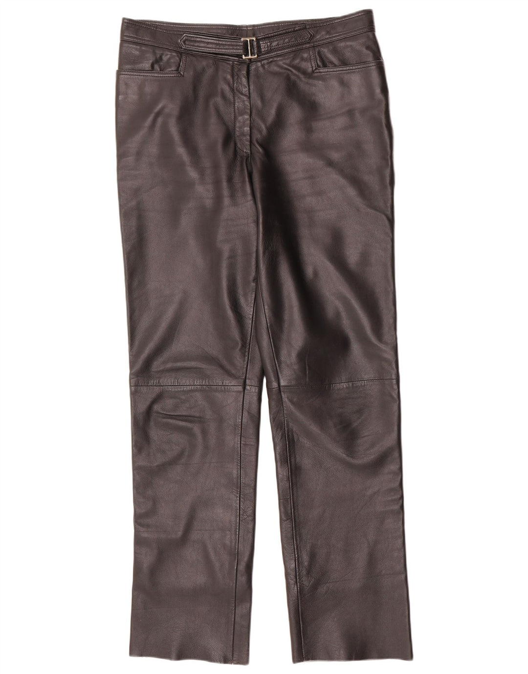 Брюки женские прямые кожаные Maddox IT 44 Medium W32 L32 Черные