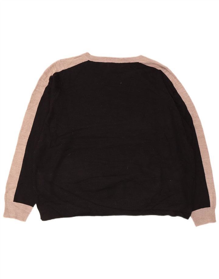 Женский джемпер с вырезом «лодочка» MARKS & SPENCER UK 20 2XL, черный