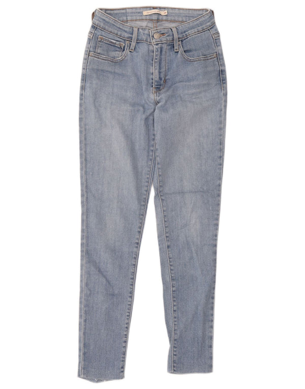 Женские джинсы скинни Levi's 721 с высокой посадкой W26 L32, синие, хлопок