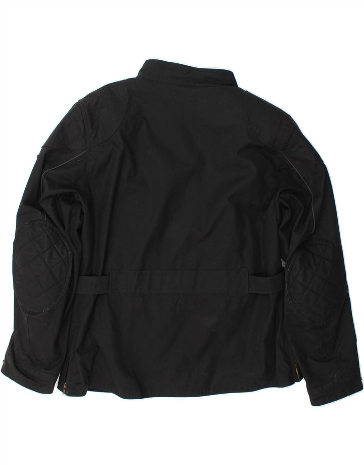 MODEKA Womens Racer Jacket IT 46 Large Black Cotton Vintage Modeka and Second-Hand Modeka from Messina Hembry 