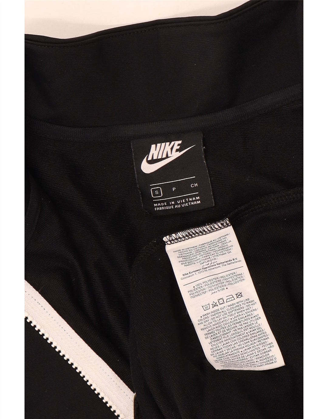 Женский спортивный костюм NIKE UK 10, маленький черный полиэстер
