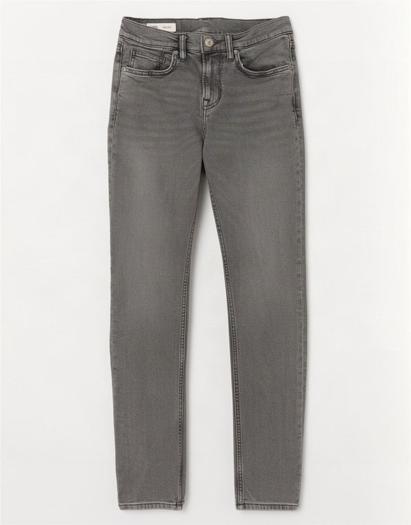 Джинсы мужские узкие Zara EU 36 XS W29 L30 серые