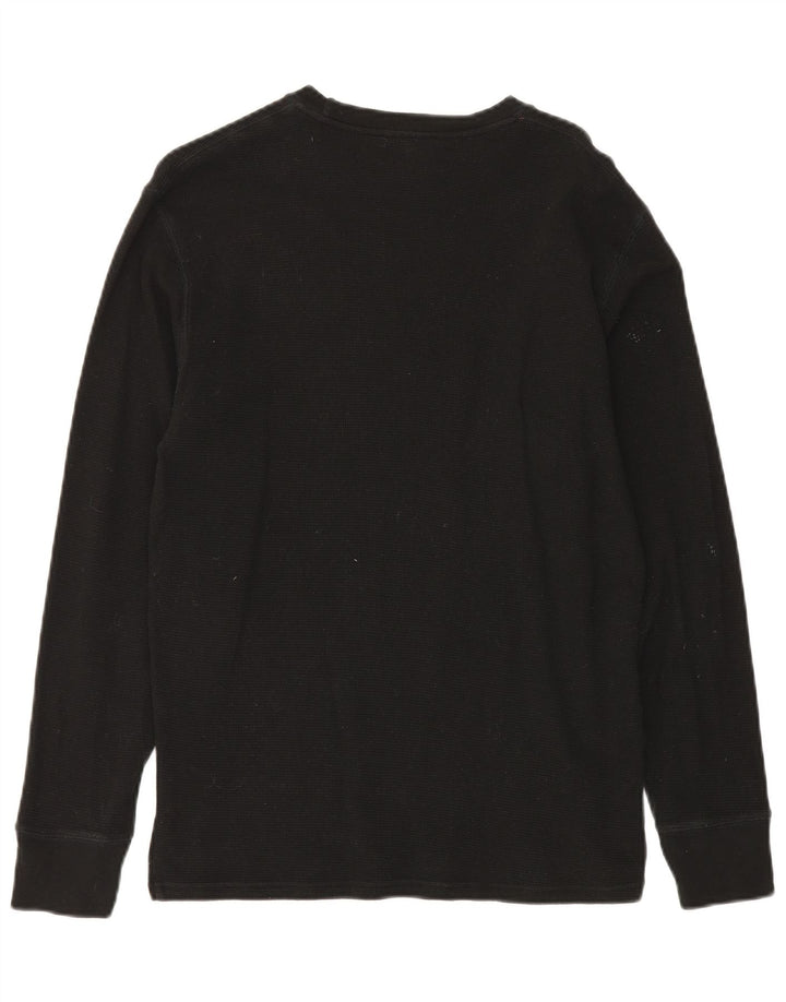 Мужской топ с длинным рукавом Polo Ralph Lauren, средний черный хлопок