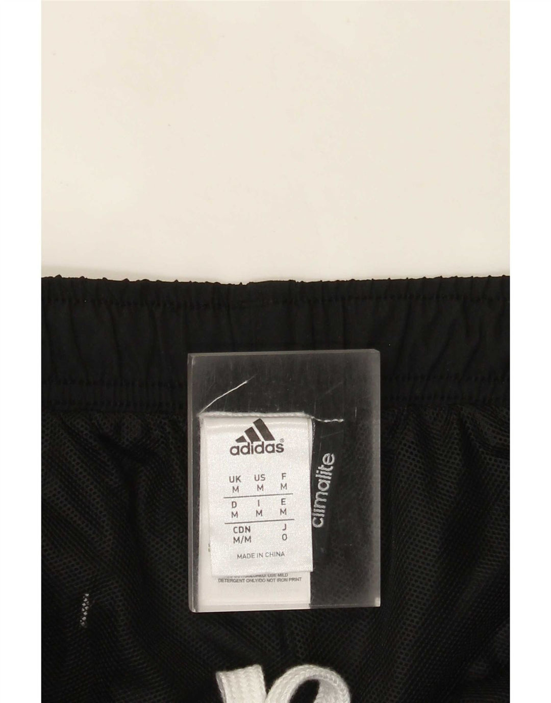 Мужские спортивные шорты Adidas Climalite с графикой, средний черный полиэстер