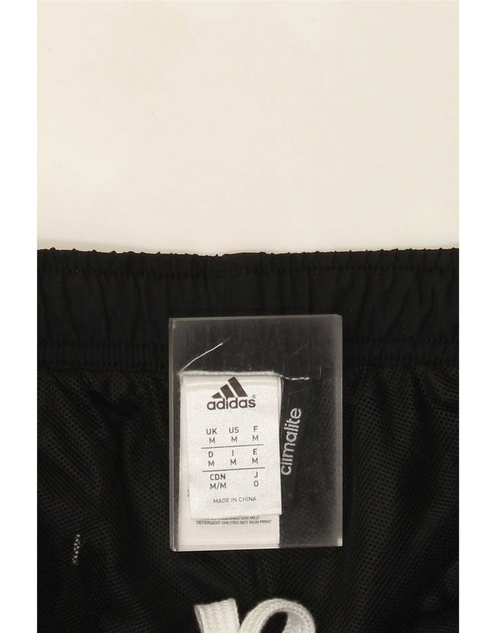 Мужские спортивные шорты Adidas Climalite с графикой, средний черный полиэстер