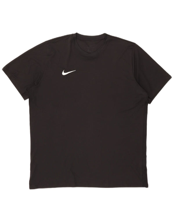 Мужская футболка Nike Dri Fit 2XL, черный полиэстер