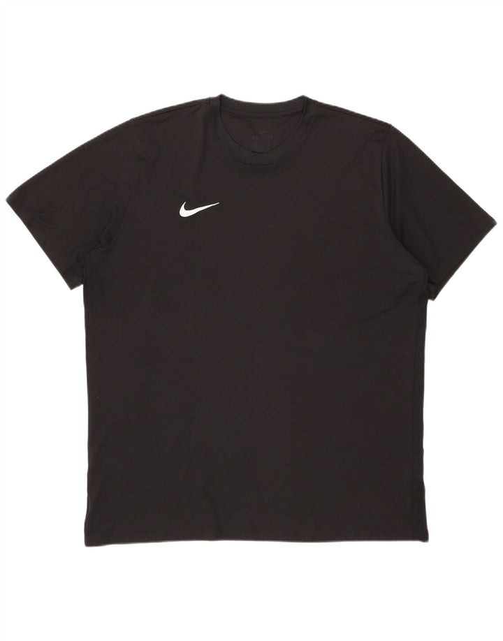 Мужская футболка Nike Dri Fit 2XL, черный полиэстер