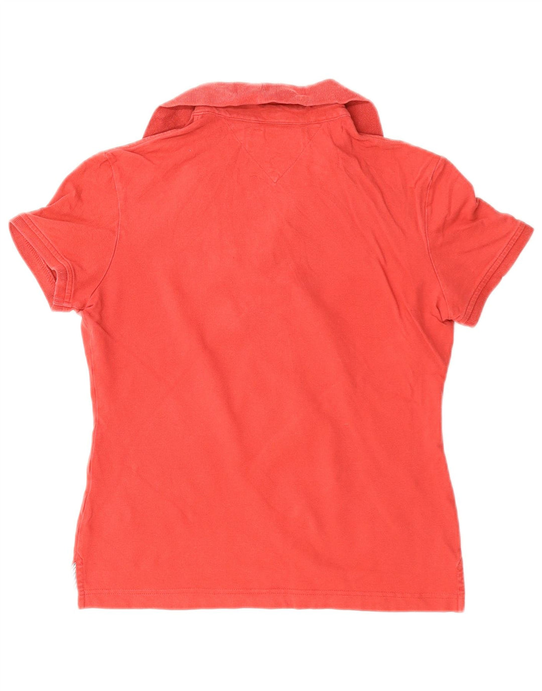 Женская рубашка-поло TOMMY HILFIGER UK 10, маленькая, красный хлопок