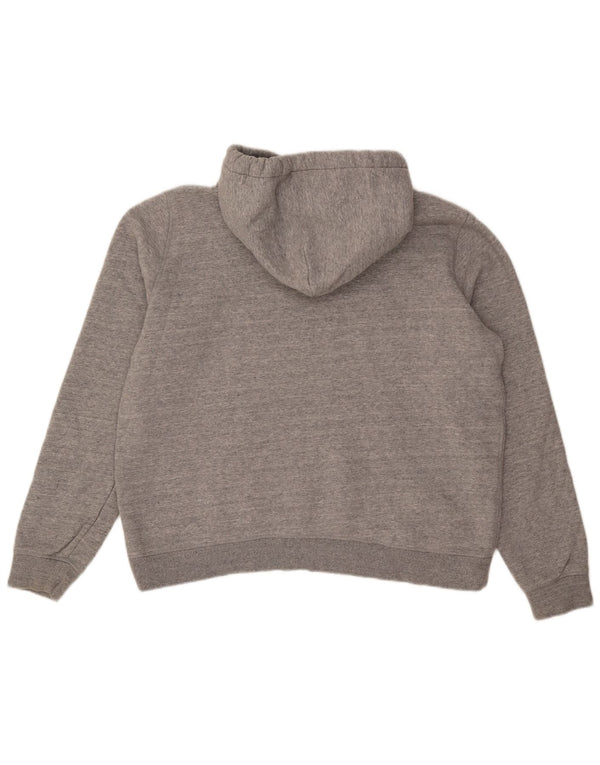 Женский джемпер свободного кроя с капюшоном Jack Wills UK 18 XL, серый хлопок